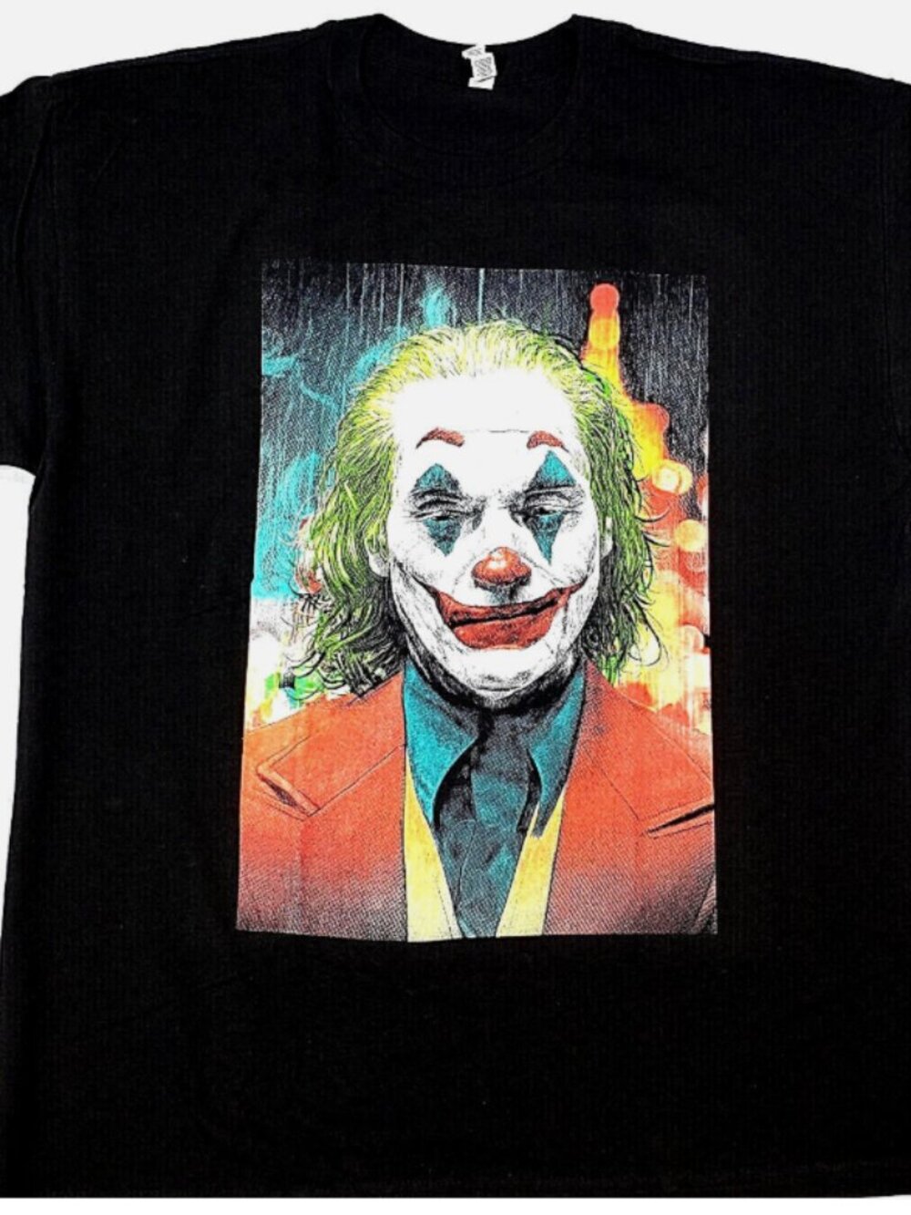 rare The JOKER T-shirt Men's 100% Cotton Tee New xxl